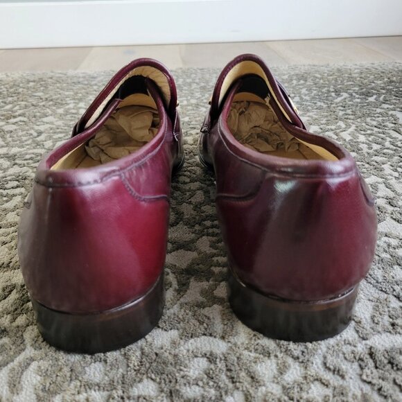 Never Worn CHURCH\'S Handmade Prima Classe Burgundy Leather Loafers Men\'s 12N main image 10